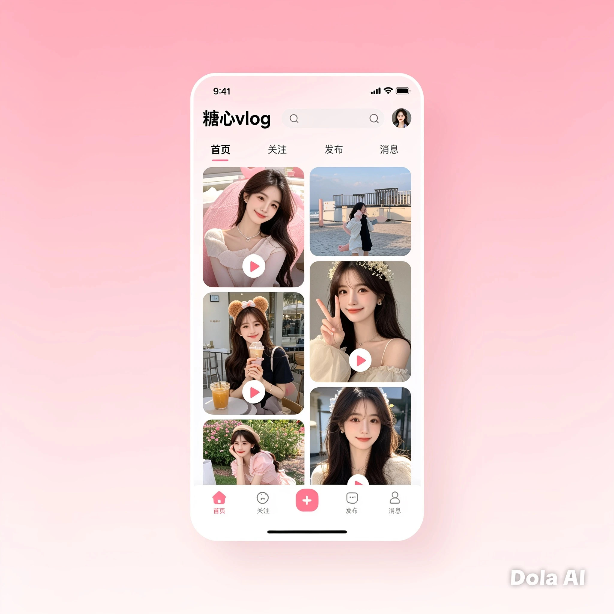 糖心Vlog移动端服务画面